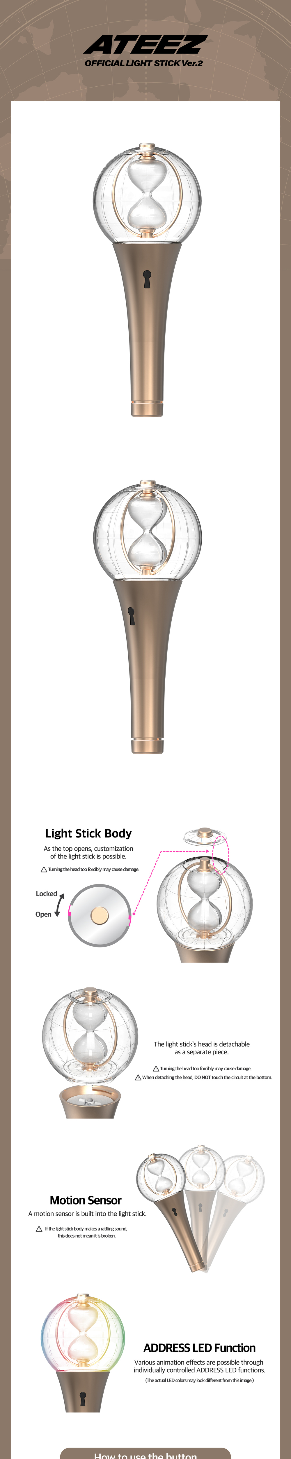 ATEEZ LIGHTSTICK VER 2 - INFO 1